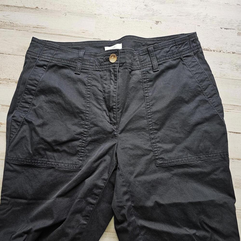 J Jill Ankle Roll Up Black Comfortable Pants Golf Casual Comfort Size 4 29x28 - Picture 3 of 9
